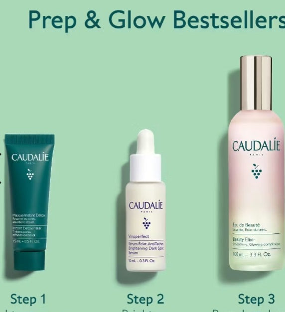 Beauty Elixir Prep & Glow Bestsellers Trio