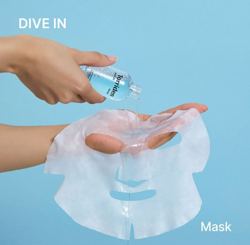 Torriden DIVE-IN Hyaluronic Acid Facial Sheet Masks 1box(10pcs)
