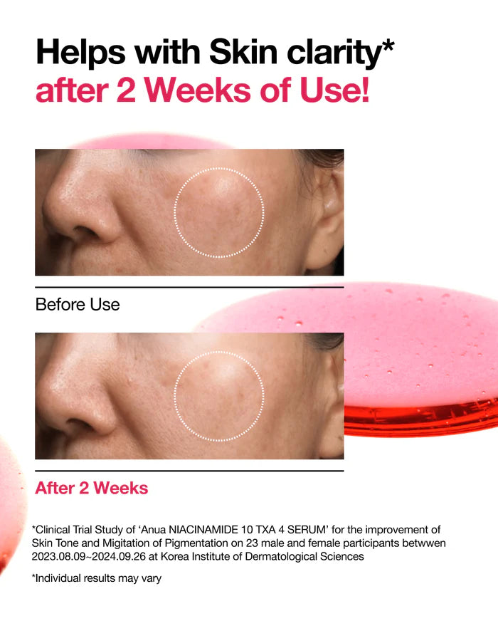 ANUA NIACINAMIDE 10%+TXA 4% Serum