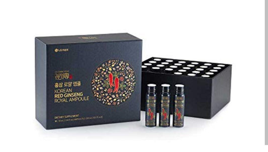 LG H&H re:tune Gold Vision Korean Red Ginseng Royal Ampoule I 100%