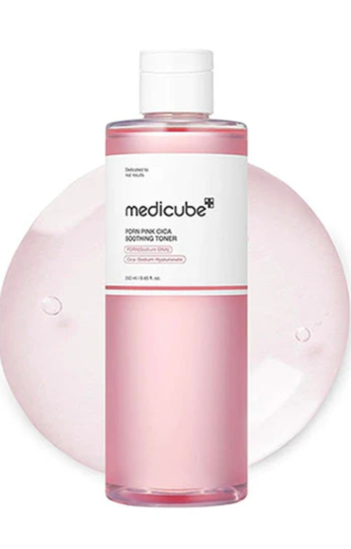 medicube Salmon DNA PDRN Pink CICA Soothing Toner