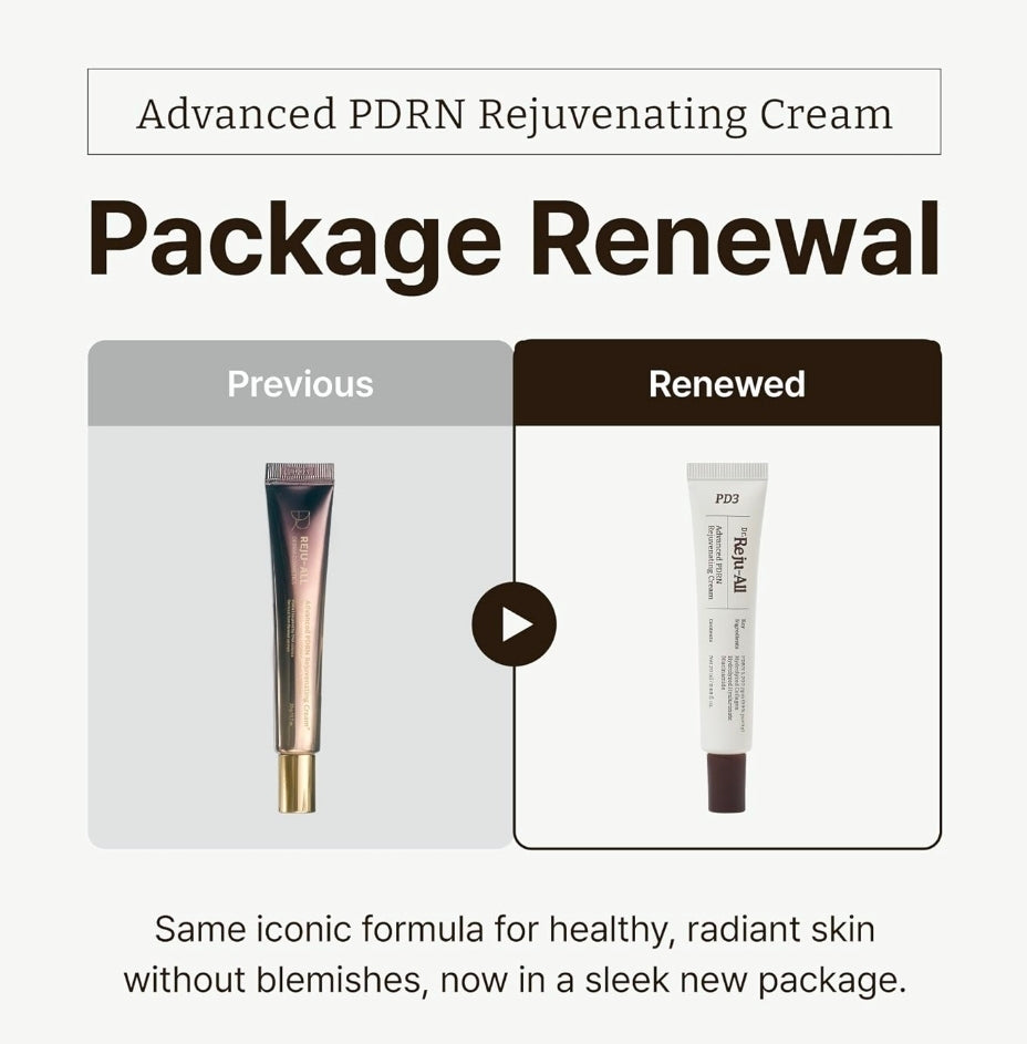 Dr. Reju-All Advanced PDRN Rejuvenating Cream – 99% Pure Salmon DNA PDRN Face Moisturizer – Optimal 1200ppm Concentration for Visible Results – Korean Anti-Aging Skin Care Face Cream