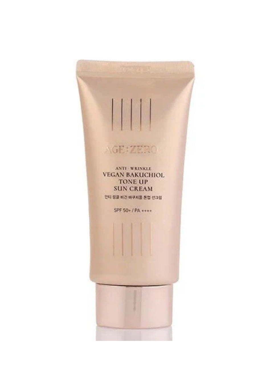 AGEZERO Vegan Bakuchiol Tone Up Sun Cream SPF 50+/PA++++ (80mL/2.70fl.oz)