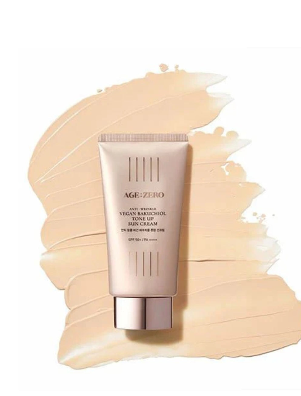 AGEZERO Vegan Bakuchiol Tone Up Sun Cream SPF 50+/PA++++ (80mL/2.70fl.oz)