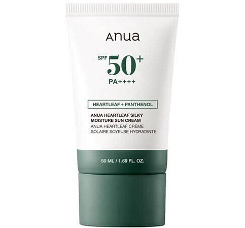 ANUA HEARTLEAF SILKY MOISTURE SUN CREAM