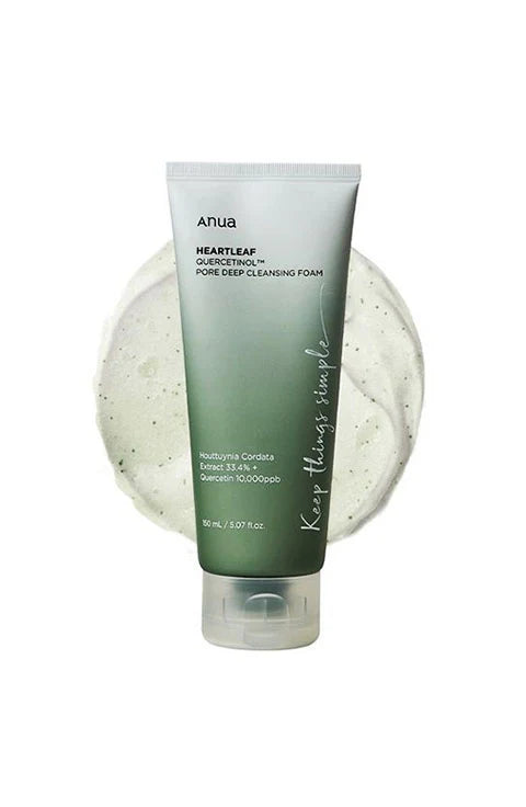 ANUA Heartleaf Quercetinol Pore Deep Cleansing Foam