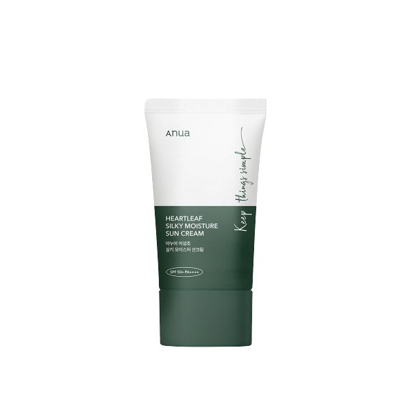 ANUA HEARTLEAF SILKY MOISTURE SUN CREAM