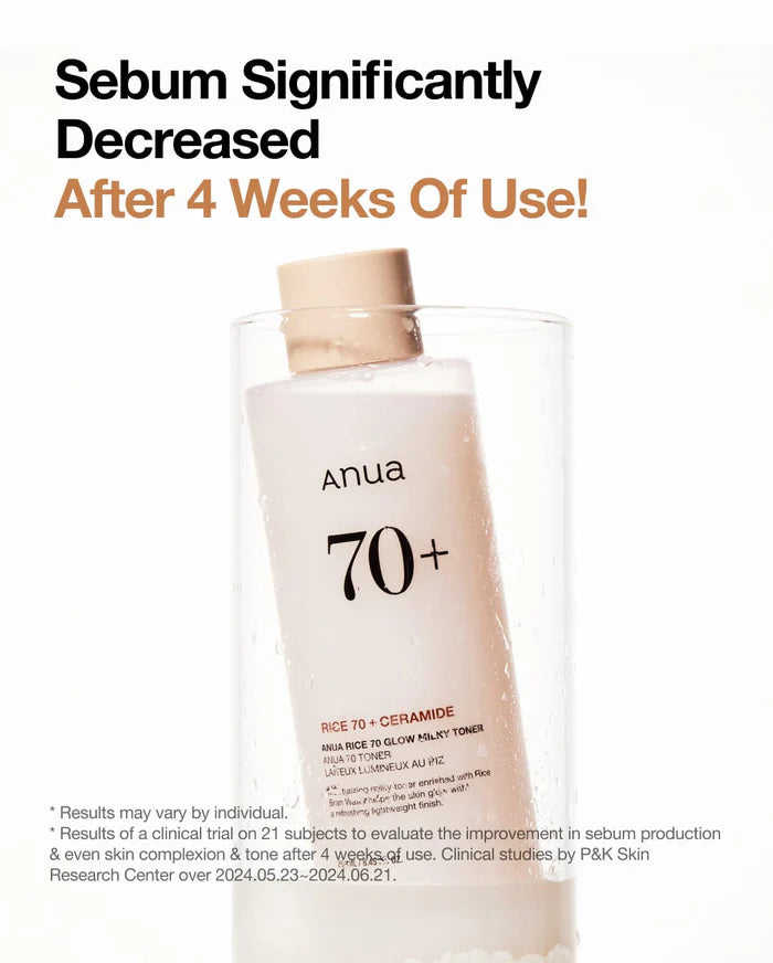 ANUA Rice 70 Glow Milky Toner