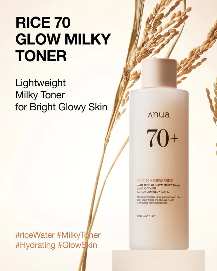 ANUA Rice 70 Glow Milky Toner